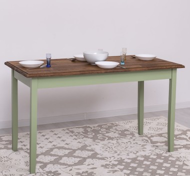 Masa cu blat stejar, dim. 140x70x78 - PS659-140-TOP OAK