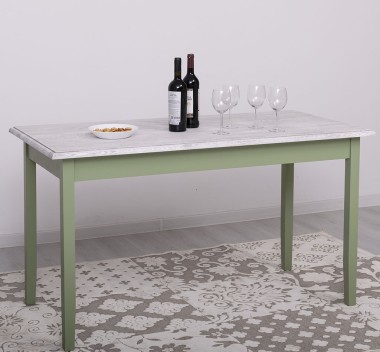 Masa cu blat stejar, dim. 140x70x78 - PS659-140-TOP OAK