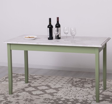 Masa cu blat stejar, dim. 140x70x78 - PS659-140-TOP OAK