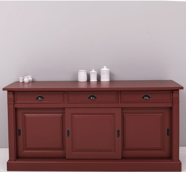 Sideboard, 3 sliding panel doors, 3 drawers, BAS - PS727BAS