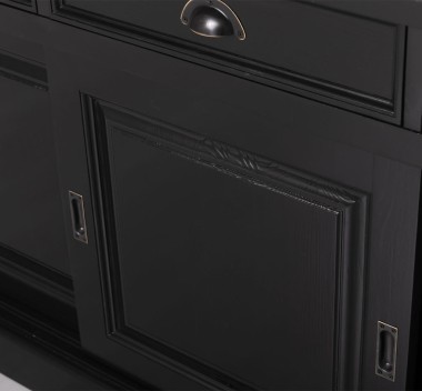Sideboard, 3 sliding panel doors, 3 drawers, BAS - PS727BAS