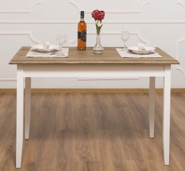 Masa cu blat stejar, dim. 120x70x78 - PS659-120-TOP OAK