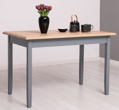Masa cu blat stejar, dim. 120x70x78 - PS659-120-TOP OAK