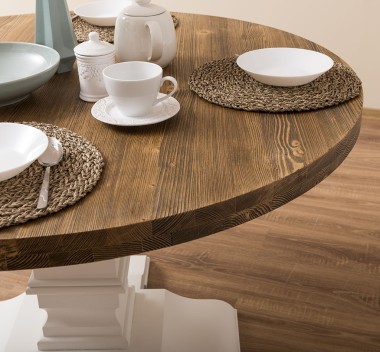 Table with central leg, colonial - PS624-130