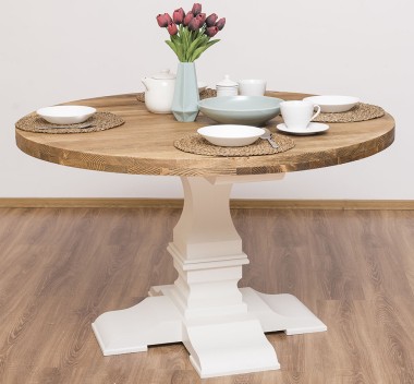 Table with central leg, colonial - PS624-130