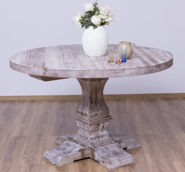 Table with central leg, colonial - PS624-130