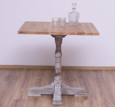 Masa de bar 78cm, blat stejar - PS675-TOP OAK