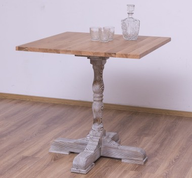 Masa de bar 78cm, blat stejar - PS675-TOP OAK