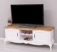 Chic TV sideboard, oak top