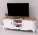 Chic TV sideboard, oak top