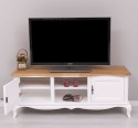 Chic TV sideboard, oak top