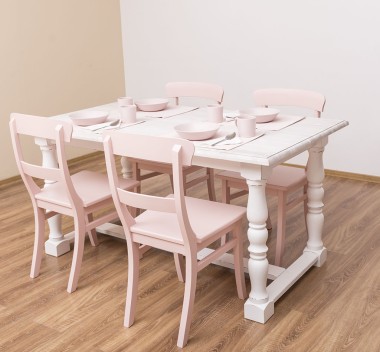 Monastery table with turned legs 160x90cm - PS581-160