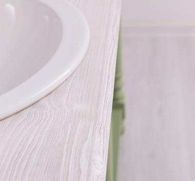 Bathroom cabinet for sinks with turned legs - sinks are not included in the price - PS657