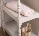 Bathroom cabinet for sink with 2 doors and 2 shelves, oak top - sink is not included in the price