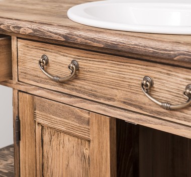 Bathroom cabinet for sink with 2 doors and 2 shelves - the sink is not included in the price