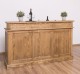 Bar with 4 drawers, 4 open compartments