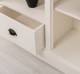Bookcase with 2 doors, 1 drawer, open shelves