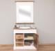 Ornamental bathroom cabinet for sink with 3 drawers and 1 door - sink is not included in the price