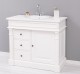 Ornamental bathroom cabinet for sink with 3 drawers and 1 door - sink is not included in the price