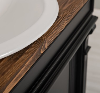 Ornamental bathroom cabinet for sink with 3 drawers and 1 door - sink is not included in the price