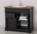 Ornamental bathroom cabinet for sink with 3 drawers and 1 door - sink is not included in the price