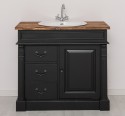 Ornamental bathroom cabinet for sink with 3 drawers and 1 door - sink is not included in the price
