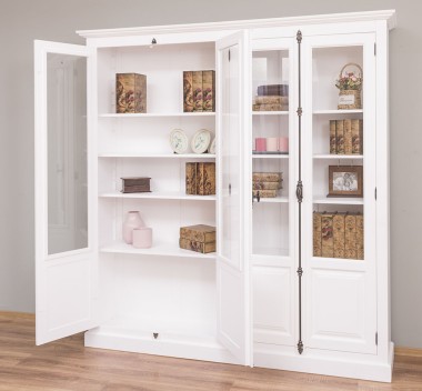 Double display case with 4 doors, with Cremone - PS406