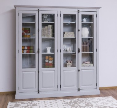 Double display case with 4 doors, with Cremone - PS406