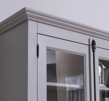 Double display case with 4 doors, with Cremone - PS406