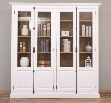 Double display case with 4 doors, with Cremone - PS406