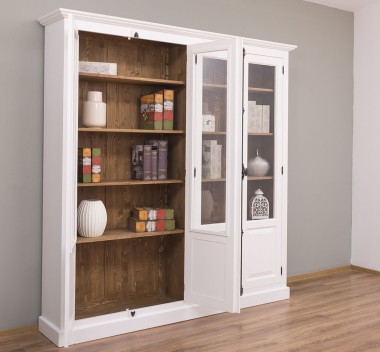 Double display case with 4 doors, with Cremone - PS406