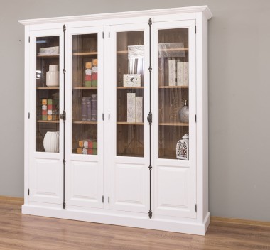 Double display case with 4 doors, with Cremone - PS406
