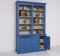 Bookcase with 4 doors BAS + double shelf SUP