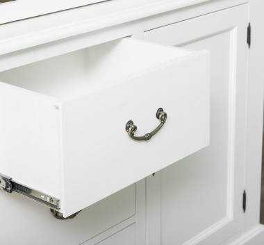 2-door sideboard, 3 BAS drawers + 2 SUP glass doors - PS370BAS+PS165SUP