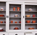Sideboard with 3 sliding doors, 3 BAS drawers + 3 sliding glass doors, 5 SUP drawers