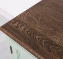 TV sideboard 2 drawers 2 doors oak top BAS - Color Top_P064 - Color Ext._P092 / Color Int._P086 - TRIPLE COLORED