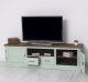 TV sideboard 2 drawers 2 doors oak top BAS - Color Top_P064 - Color Ext._P092 / Color Int._P086 - TRIPLE COLORED