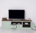 TV sideboard 2 drawers 2 doors oak top BAS - Color Top_P064 - Color Ext._P092 / Color Int._P086 - TRIPLE COLORED