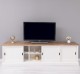 TV cabinet with 4 sliding doors, BAS - Color Top_P001 -Color Corp_P039A - DOUBLE COLORED
