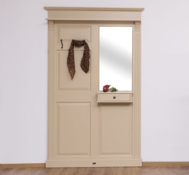 Hanger with mirror, 1 drawer - PS242