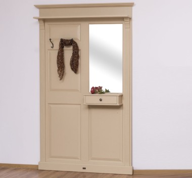 Hanger with mirror, 1 drawer - PS242