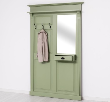 Hanger with mirror, 1 drawer - PS242