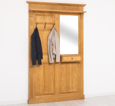 Hanger with mirror, 1 drawer - PS242