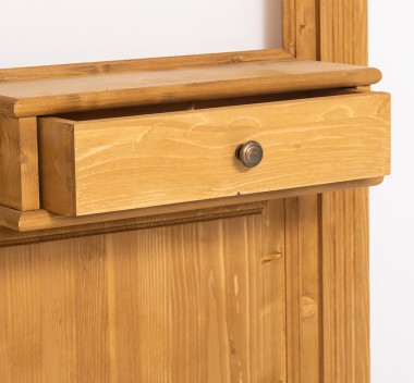 Hanger with mirror, 1 drawer - PS242
