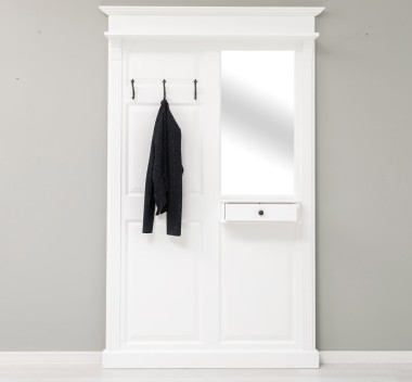 Hanger with mirror, 1 drawer - PS242