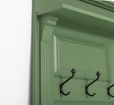 Hanger with mirror, 1 drawer - PS242