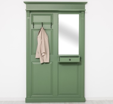 Hanger with mirror, 1 drawer - PS242