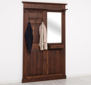 Hanger with mirror, 1 drawer - PS242