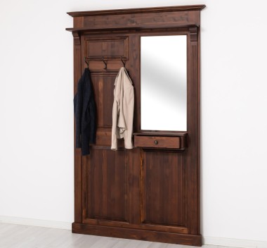 Hanger with mirror, 1 drawer - PS242