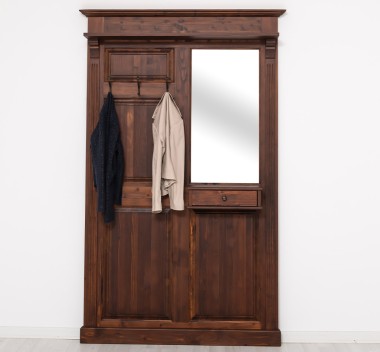 Hanger with mirror, 1 drawer - PS242